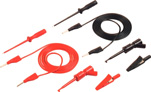 Measuring leads and test equipment sets