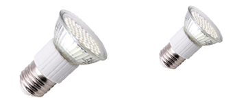 LED spot lights and LED reflector bulbs