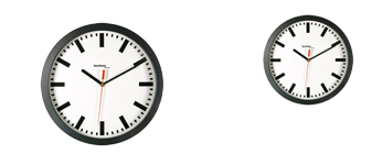 Wall-mounted radio-controlled clocks