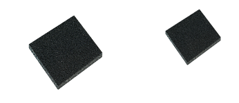 Sections of conductive foam