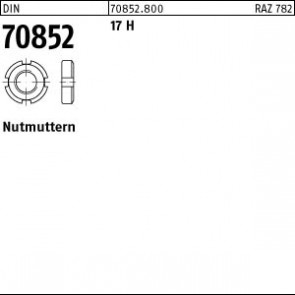 DIN70852 Nutmuttern 17 H M 20 x 1,5 