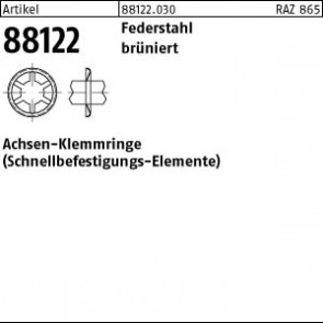 ART88122 Achsen-Klemmringe FSt. FC 8 x 15,0 x 1,4 br�n. 