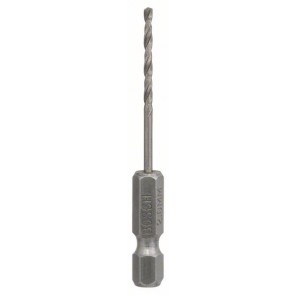 Metallbohrer mit 1/4"-Sechskant, ISO 1173 E6.3, 2 x 24 x 62 mm