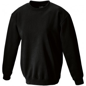 Sweatshirt Round Sweat Heavy, Gr. S,schwarz